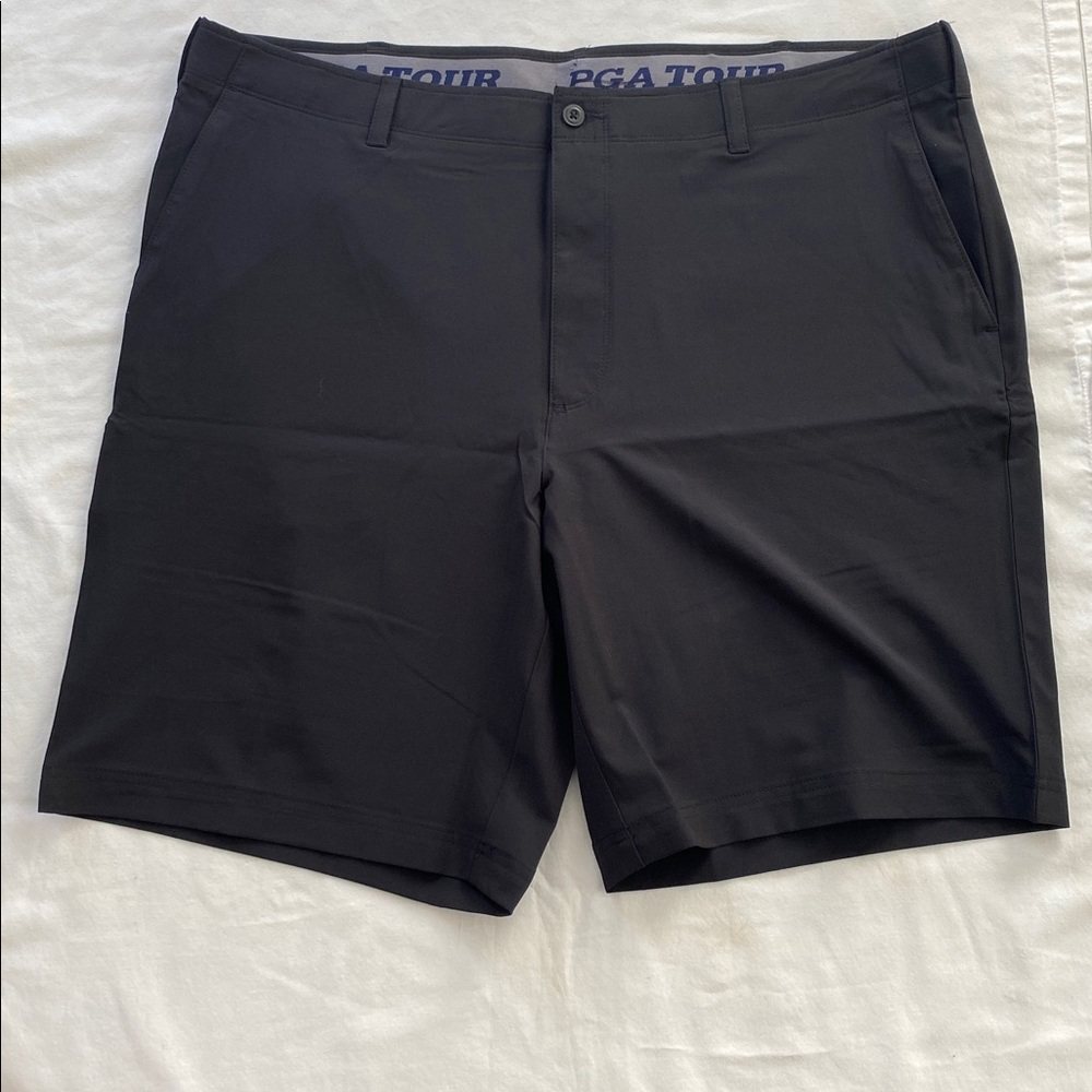 PGA Tour Men's Black 5 Pocket Golf Shorts, Size 42, NWOT